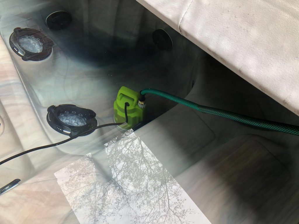 The customer also attached a photo of a Green Expert pump in action 