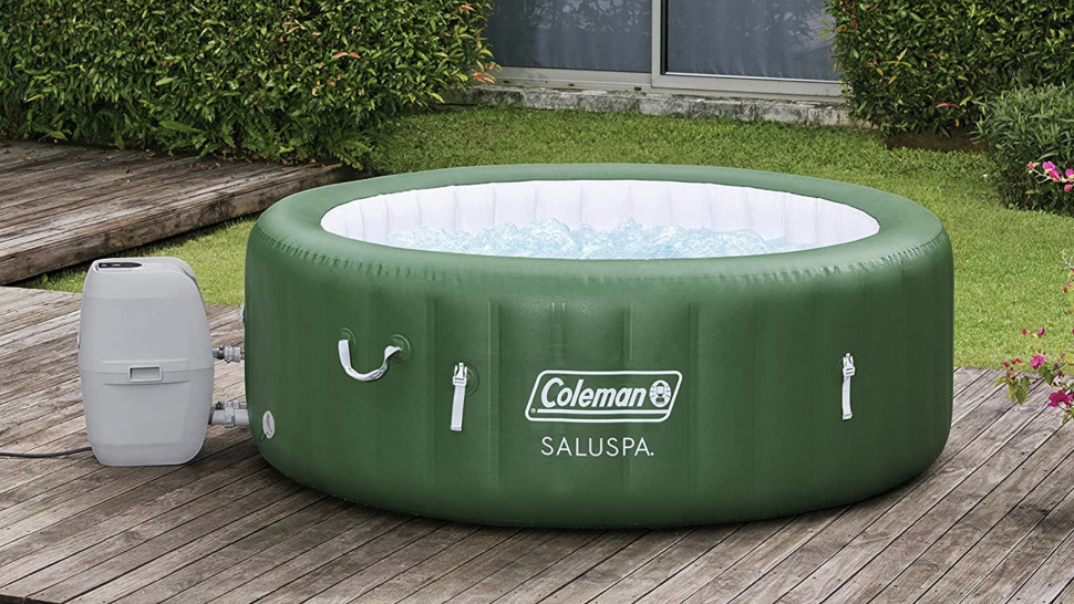 Coleman SaluSpa green outdoor Inflatable Hot Tub 