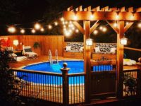Above ground pool deck ideas on a budget