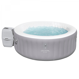 SaluSpa St.Lucia AirJet Small Gray Inflatable Hot Tub With Cover