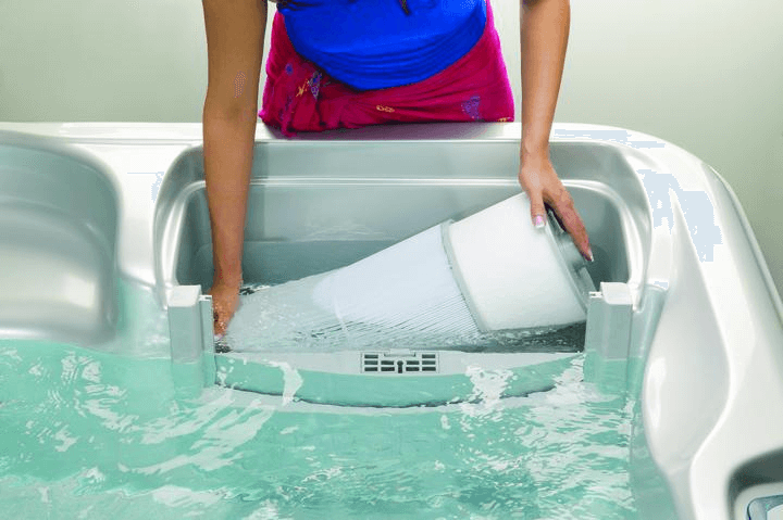 how to clean hot tub filters 